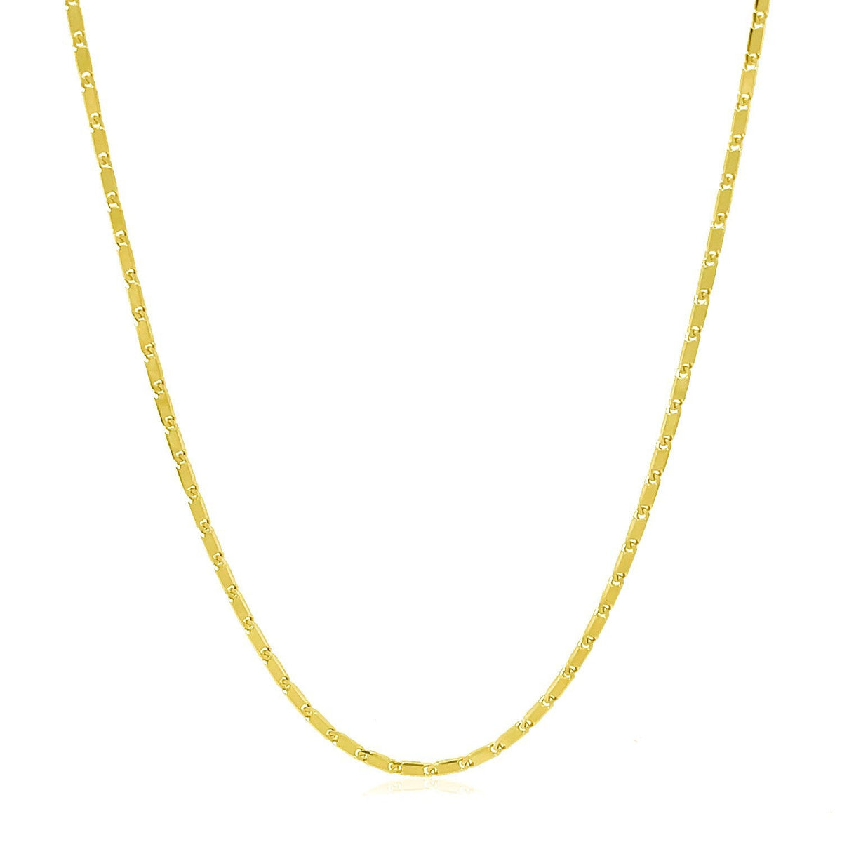 14k Yellow Gold Lumina Pendant Chain 1.0mm