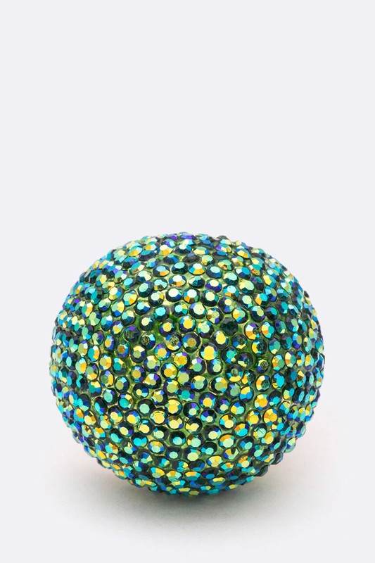Crystal Ball Stretch Ring