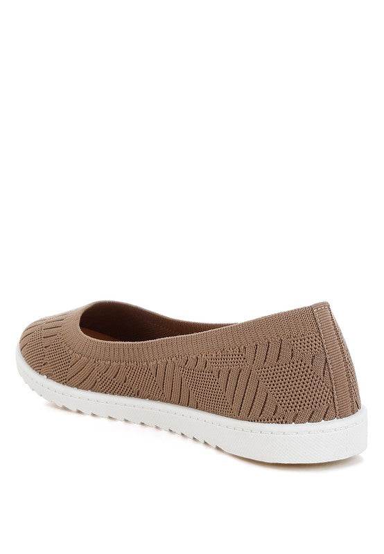 Lubna Knitted Flat Ballet Flats