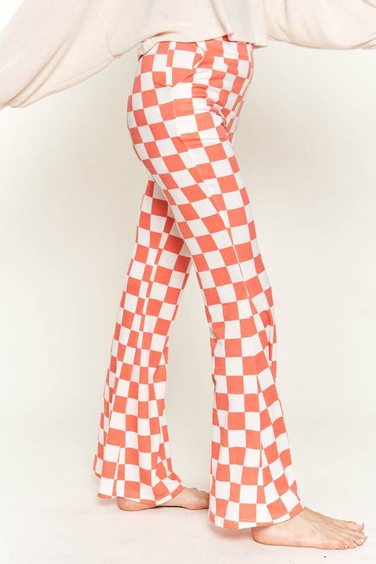 TENNESSEE ORANGE AND WHITE CHECKERED PANTS