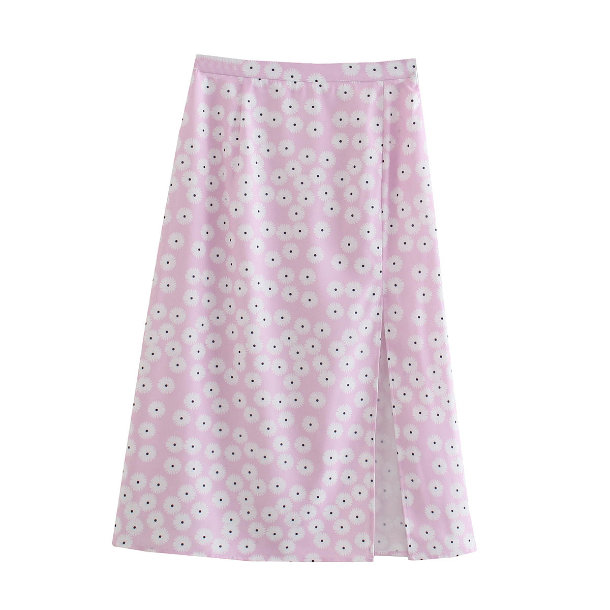 Summer Women Clothing Fashionable Slimming Floral Skirt Midi Skirt