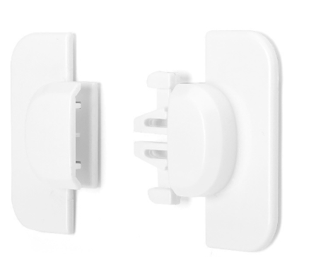 Child Safety Lock-White-2 Pack
