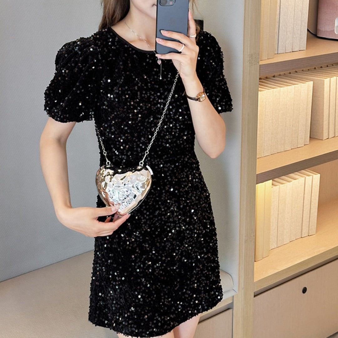 Heart Shaped Mini Purse – Elegant Acrylic Pericardium Chain Clutch, Perfect for Parties, Proms, Weddings