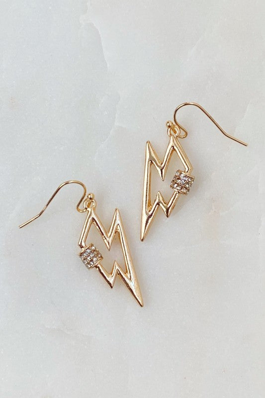 Flashy Bolt Earrings