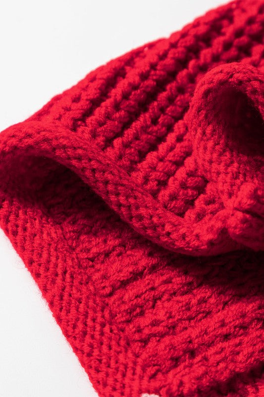 Olivia Knit Drawstring Hooded Sweater