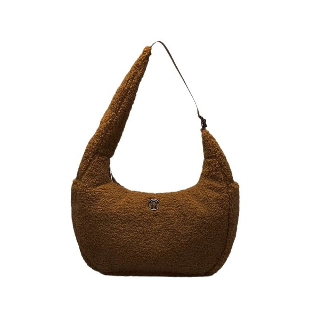 Plush Cloud hobo bag, Lightweight Adjustable Underarm Bag, Stylish Hobo Handbags Purses, Hobo Shoulder Bag,