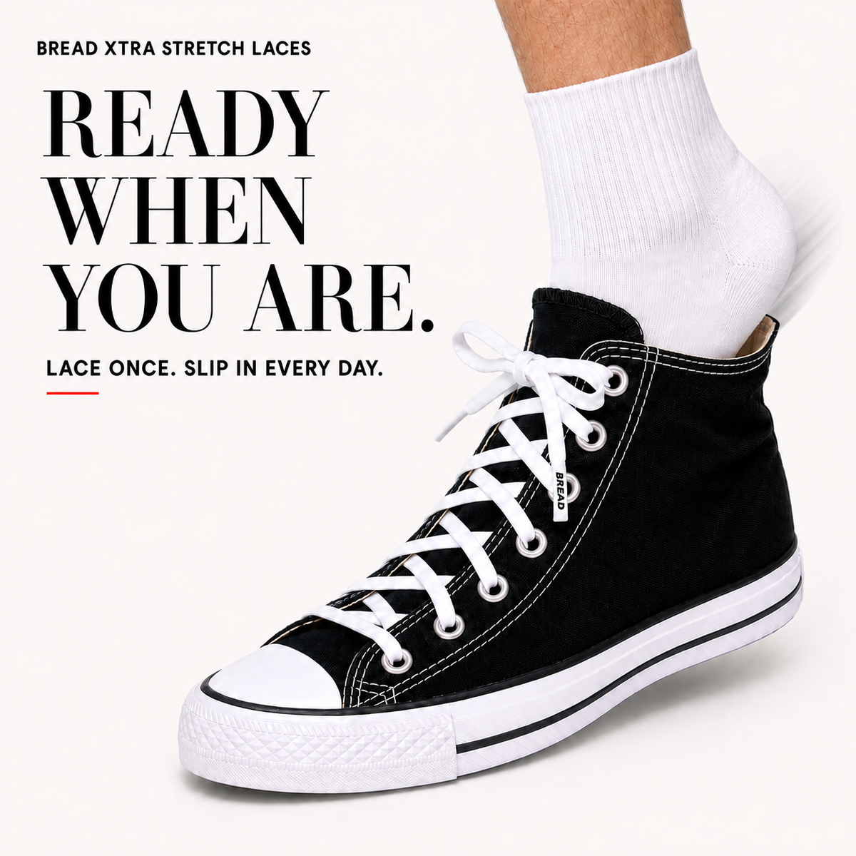 Xtra Stretch Flat Bread Laces