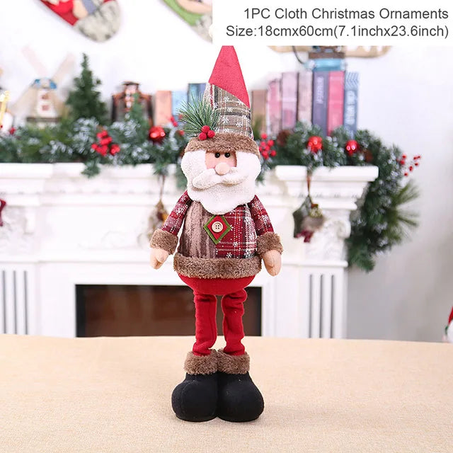 Christmas Doll Ornaments Merry Christmas Decorations For Home Table Decor Xmas Gift 2025 Navidad Natal New Year Decor 2026 Noel