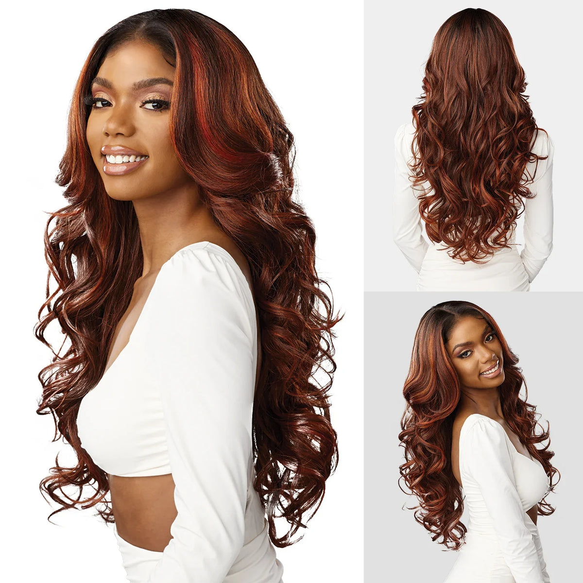Pre-Cut HD Lace Front Wig | Glueless Unit 3 Long Loose Wave Synthetic Wig (Easy Wear, Flawless Look, Daily Use)