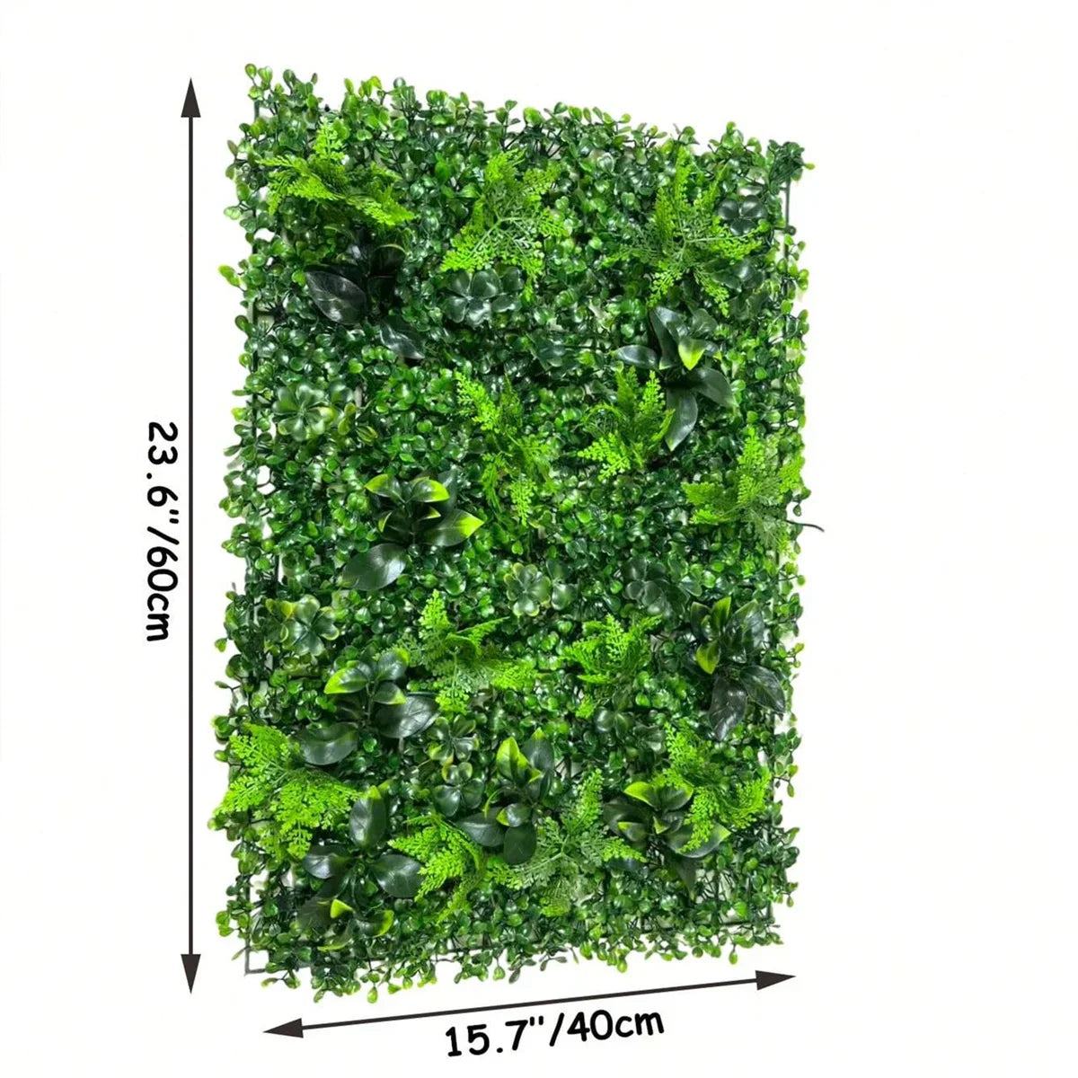 1pcs Artificial Plant Wall UV-Anti Ivy Privacy Fence Wall Screen Faux Greenery Panels Backdrop Boxwood  for Indoor Outdoor