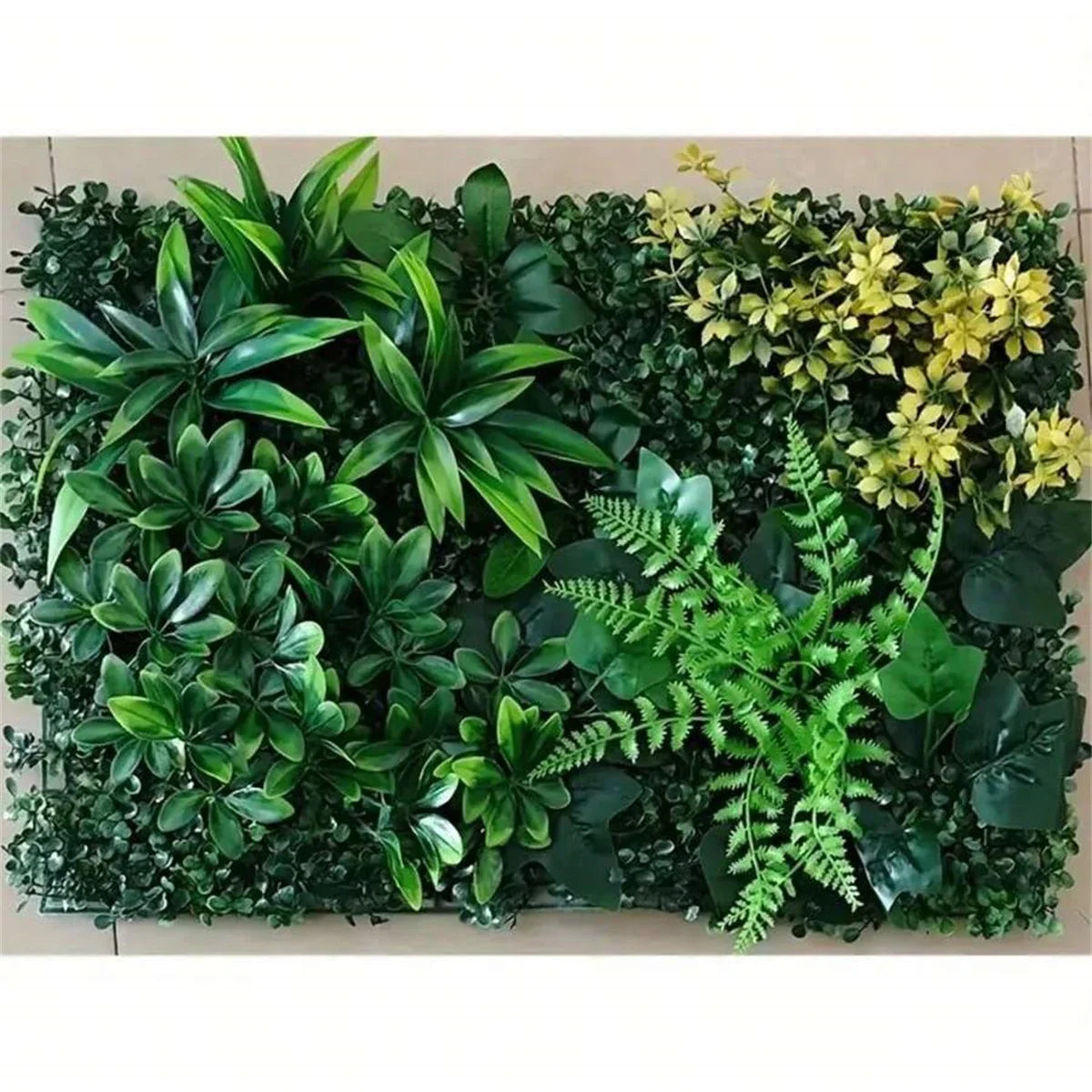 Artificial Green Wall Panels Faux Jungle Grass Decor for Home Garden Vibrant Greenery Mats for Outdoor Patio Weddings Christmas