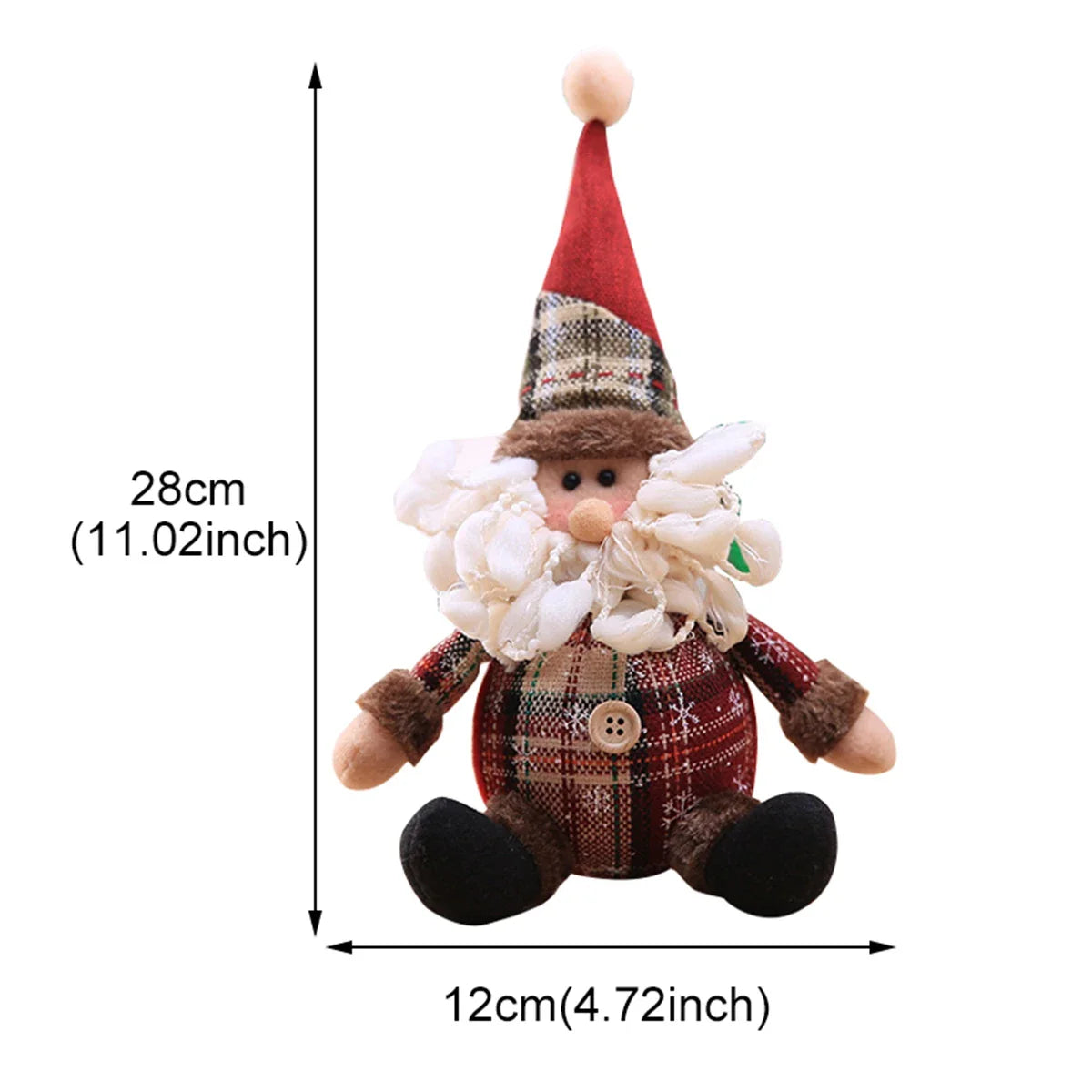 Santa Claus Doll Chirstmas Decorations Home 2025 Decor Table Elk Doll Christmas Ornaments Xmas Navidad Gifts Happy New Year 2026