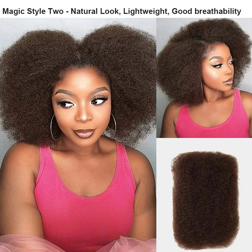 99J Burgundy Afro Kinky Bulk Human Hair | Brazilian Remy | Dreadlock & Braiding Hair | 50g