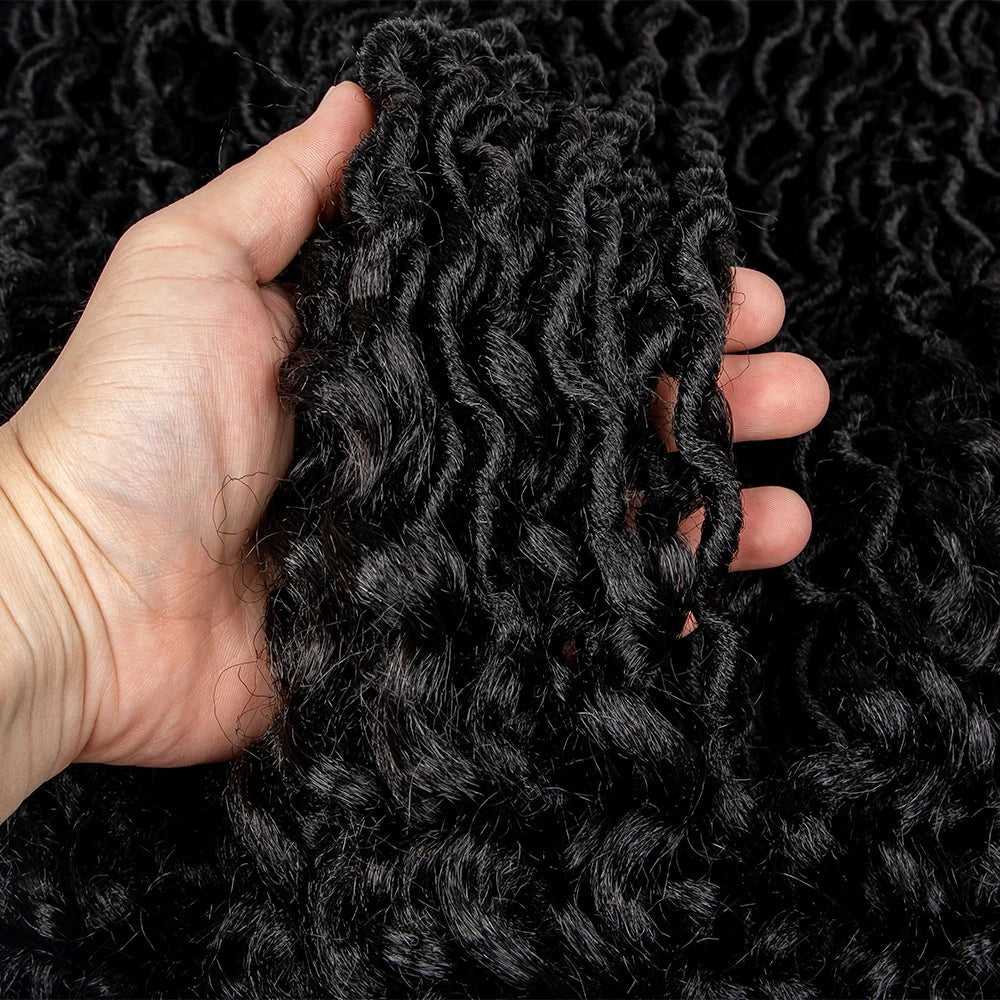 Goddess Locs & Passion Twist Braids Wig | Full Lace | Knotless | Boho Style