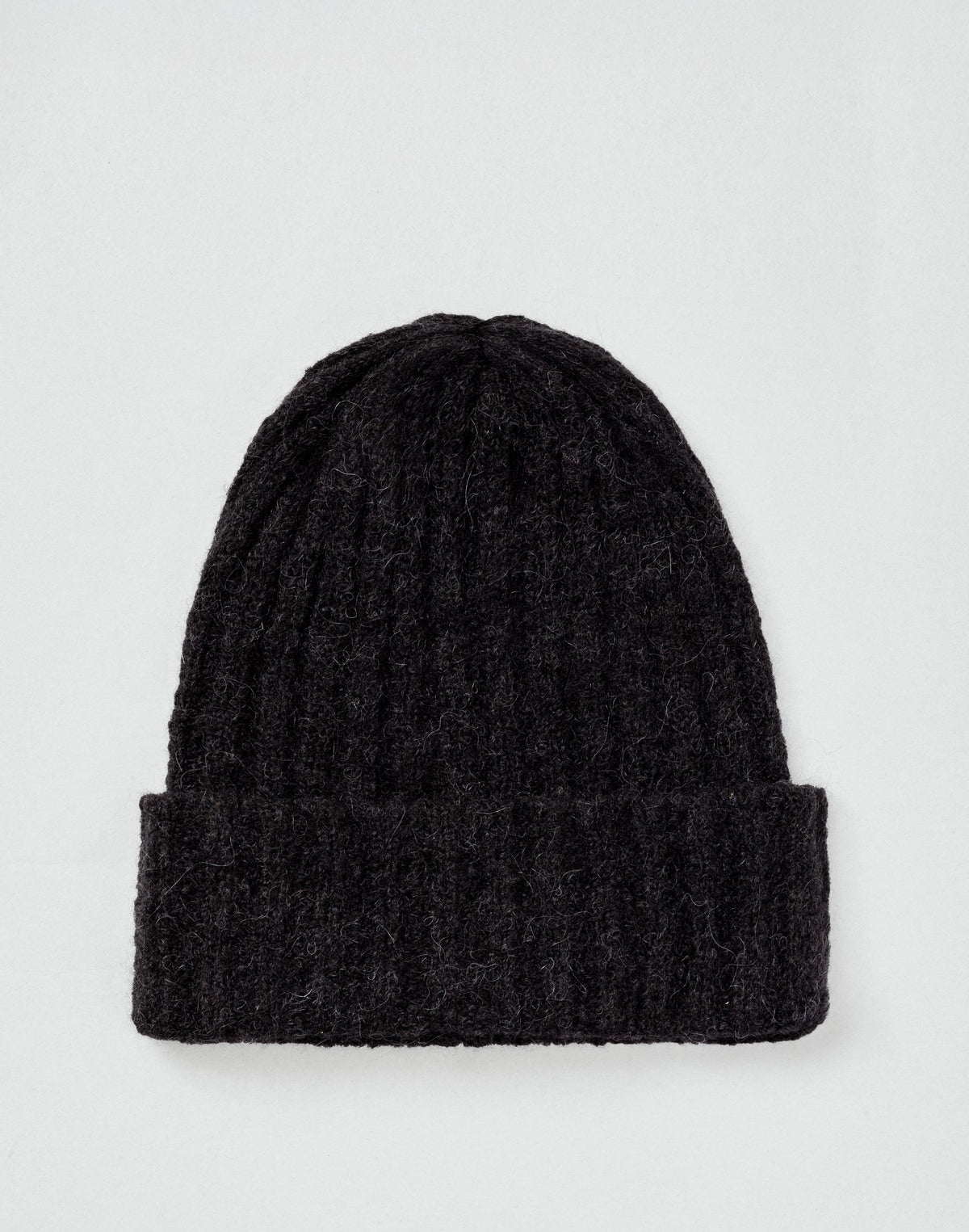 Alpaca Chunky Wool Rib Beanie