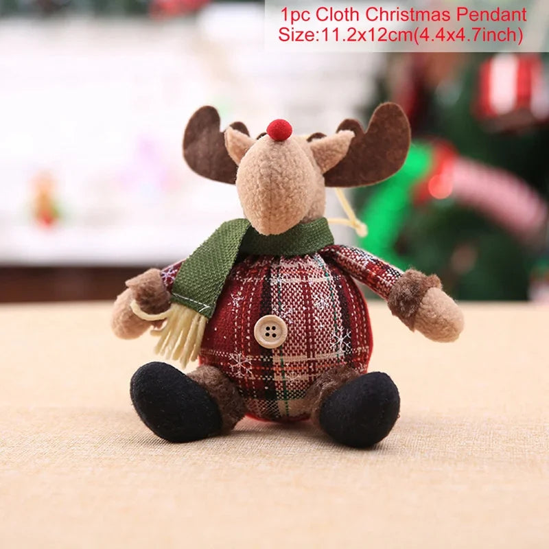 Christmas Doll Ornaments Merry Christmas Decorations For Home Table Decor Xmas Gift 2025 Navidad Natal New Year Decor 2026 Noel