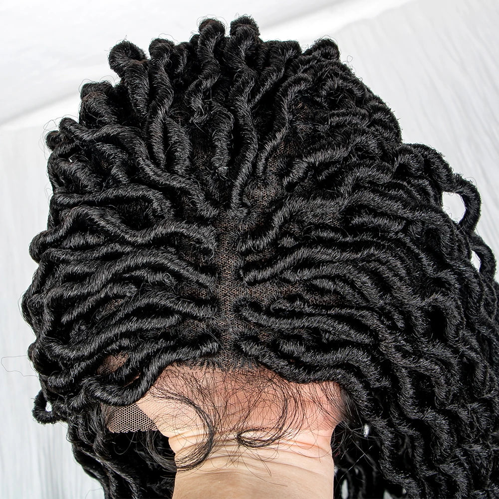 Goddess Locs & Passion Twist Braids Wig | Full Lace | Knotless | Boho Style