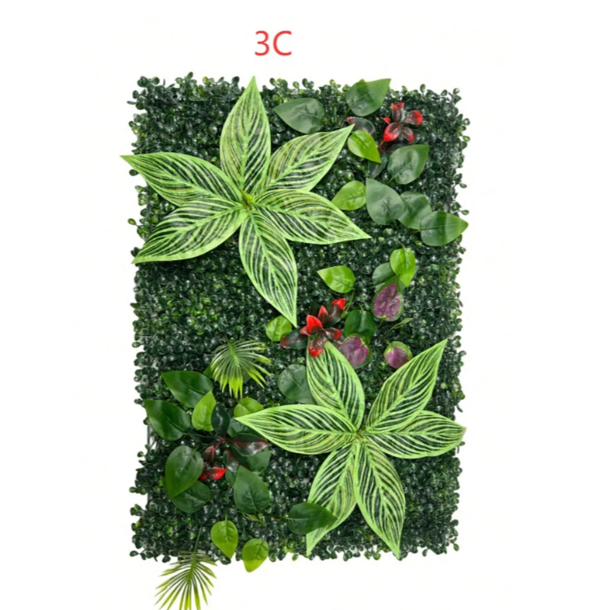Artificial Green Wall Panels Faux Jungle Grass Decor for Home Garden Vibrant Greenery Mats for Outdoor Patio Weddings Christmas