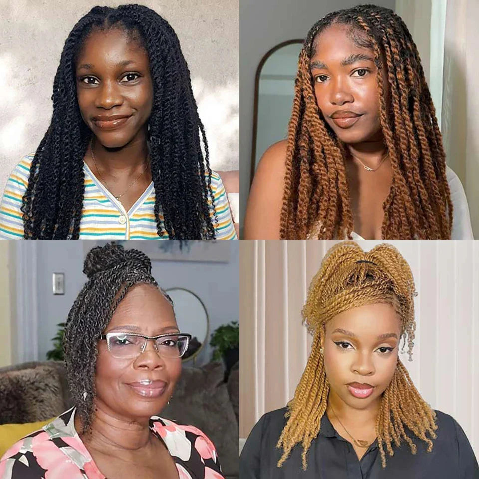 Remy Afro Kinky Bulk Human Hair for Braiding | No Attachment DIY Mini Twists & Braids (Brazilian, 1Pc)