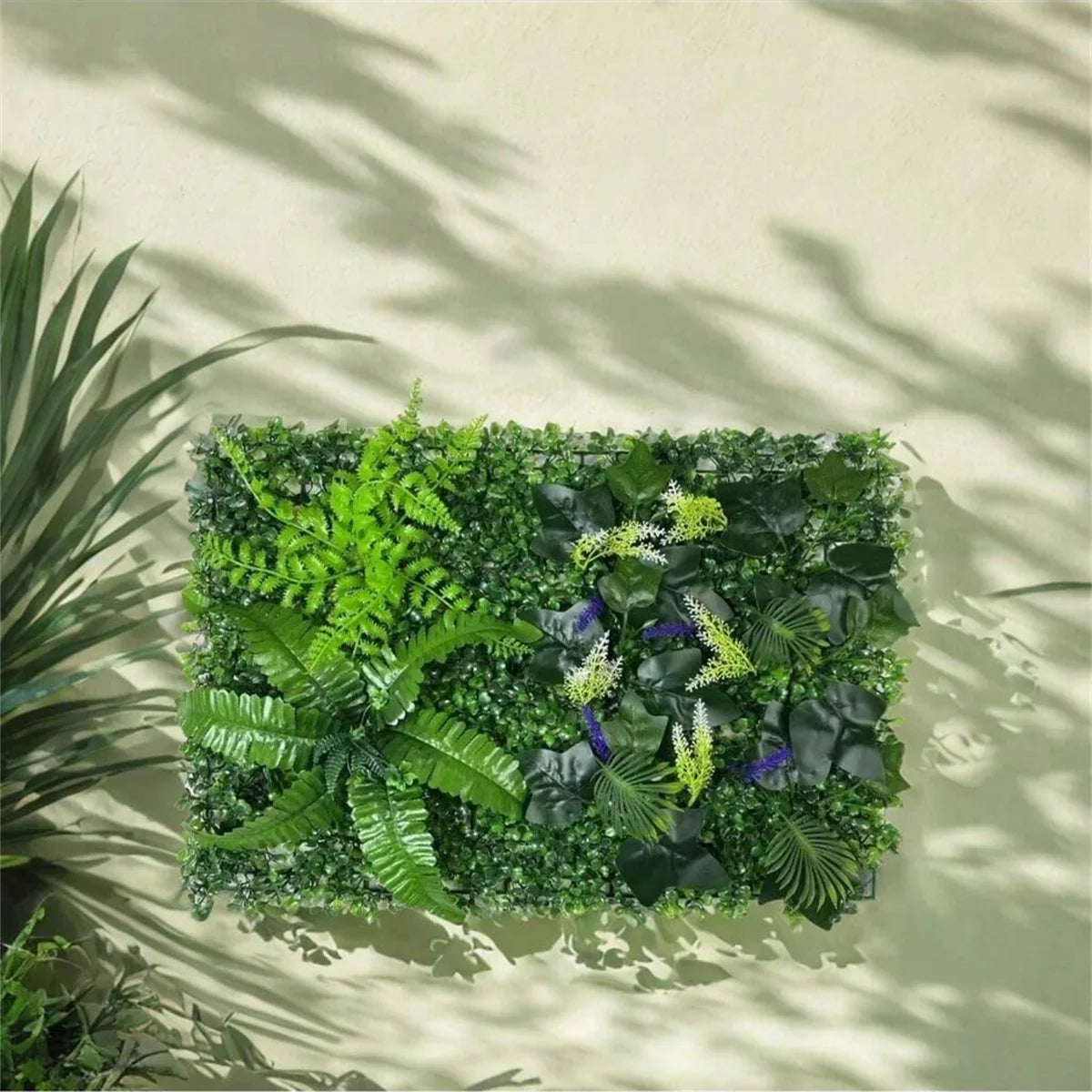 1pc Artificial Plant Wall Panels Boxwood Hedge Wall Panels Privacy Screen Fence Backdrop for Outdoor Garden Backyard Decor