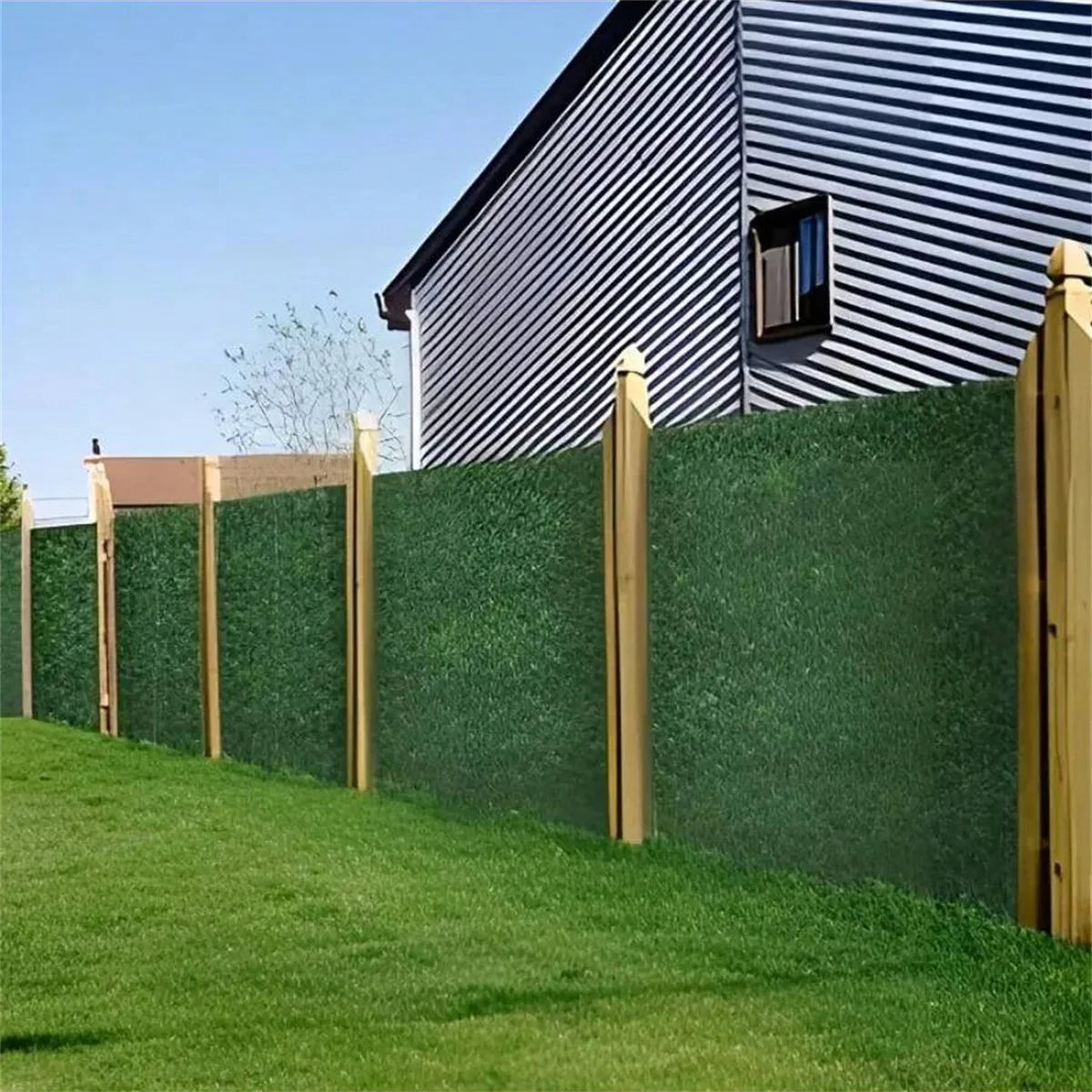 Artificial Ivy Privacy Fence Wall Screen UV Resistant Green Plastic Background for Patio Balcony Garden Backyard Indoor Outdoor
