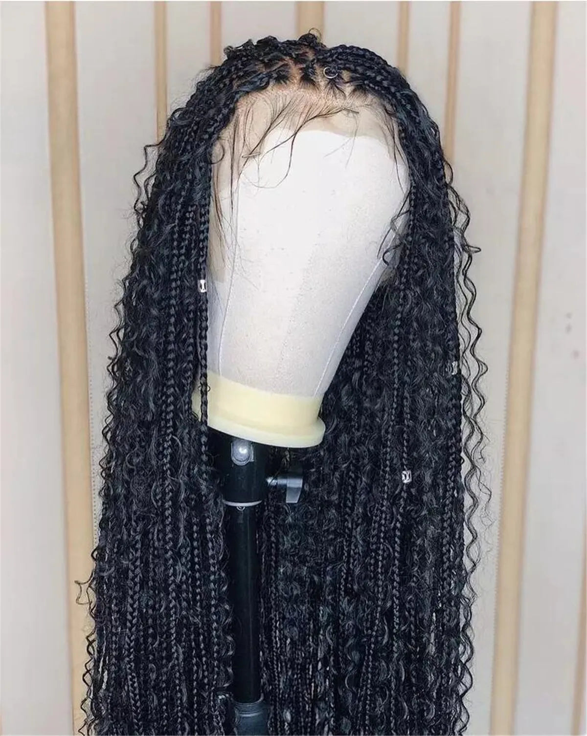 Boho Goddess Locs Wig | Ombre Box Braids | Full Lace Front | Baby Hair | Synthetic Hair
