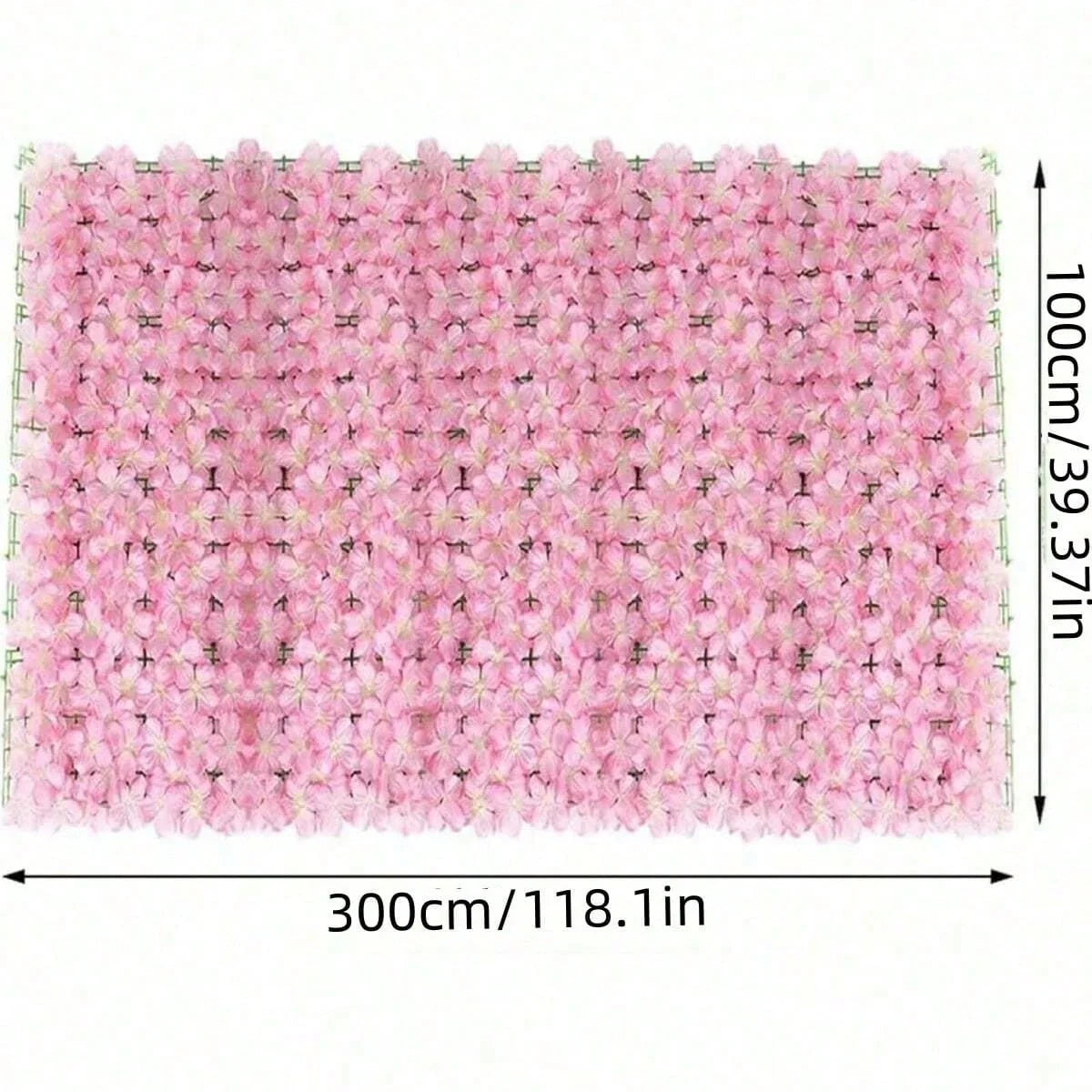 Expanding Artificial Fence Screening with Flowers Ivy Fence Screening Flower Fence Garden Wall Privacy Fence Wedding Decoration