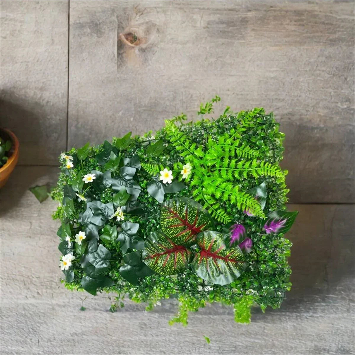 1pc Artificial Plant Wall Panels Boxwood Hedge Wall Panels Privacy Screen Fence Backdrop for Outdoor Garden Backyard Decor