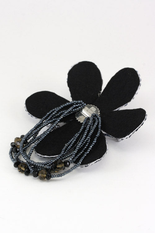 Sequin Flower Convertible Bracelet Scrunchie