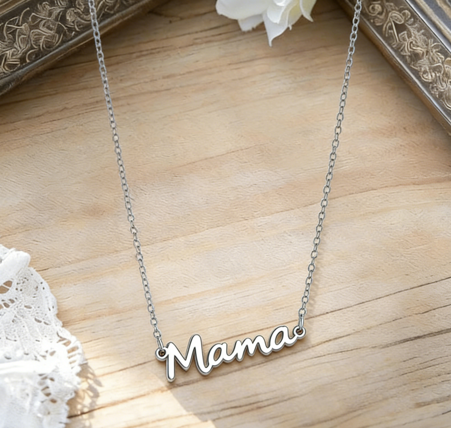 Mama Letter Stainless Steel Necklace