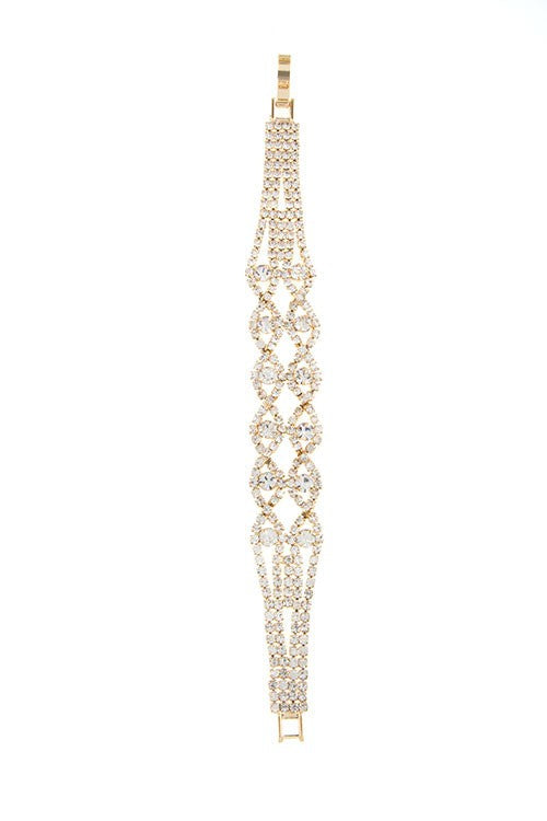 LUXURY RAINDROP PATTERN LATCH BRACELET