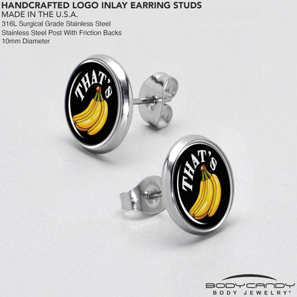 That is Bananas Stud Earrings by Onyx O
