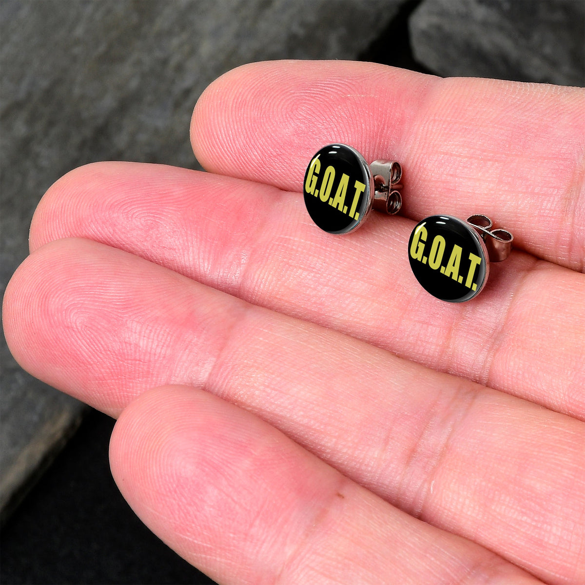 G.O.A.T. Stud Earrings by Onyx O