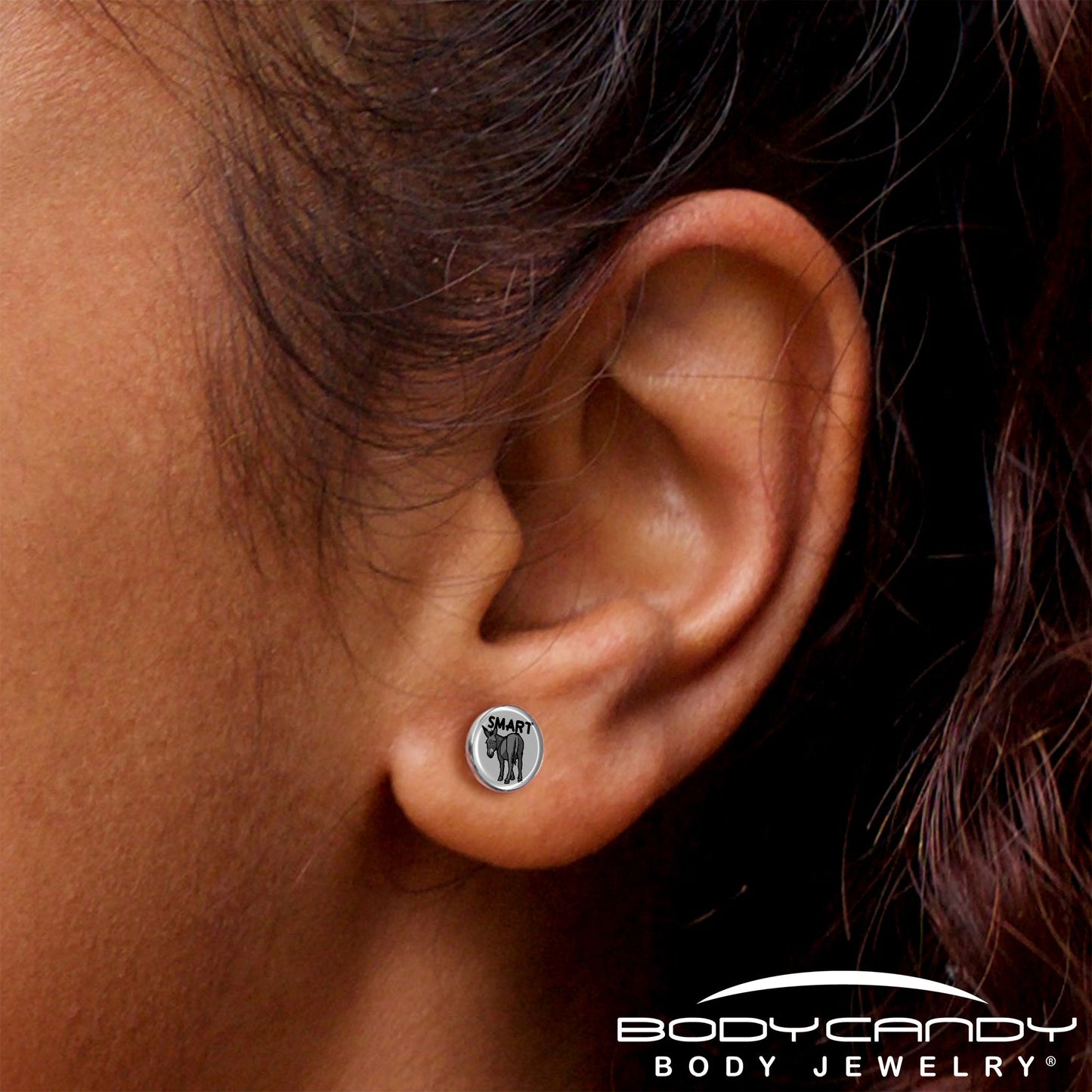 Donkey Smart Ass Stud Earrings by Onyx O