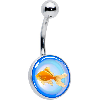 Gold Fish Belly Ring by Onyx O