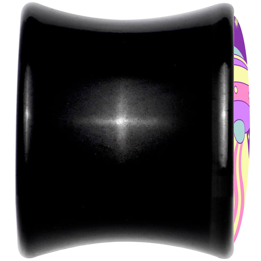 Style Space Invasion UFO Black Acrylic Saddle Plug Set by Onyx O