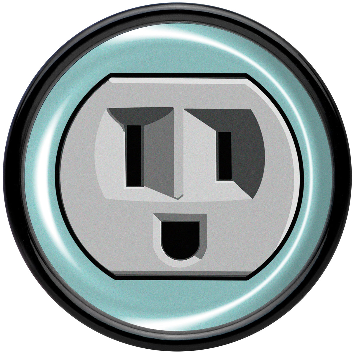 0G Smiling Plug Outlet Black Acrylic Saddle Plug Set by Onyx O