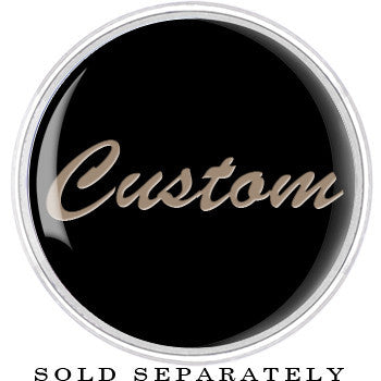 Custom No.1 Steel Personalized Screw Fit Plug