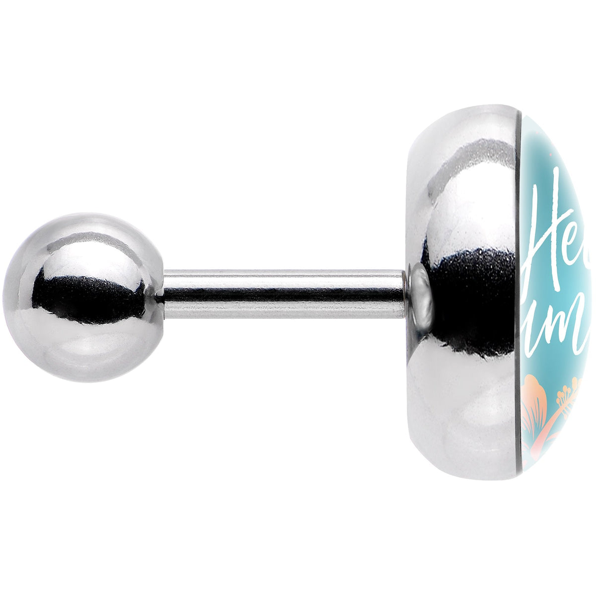 16G 1/4 Floral Hello Summer Tragus Cartilage Earring