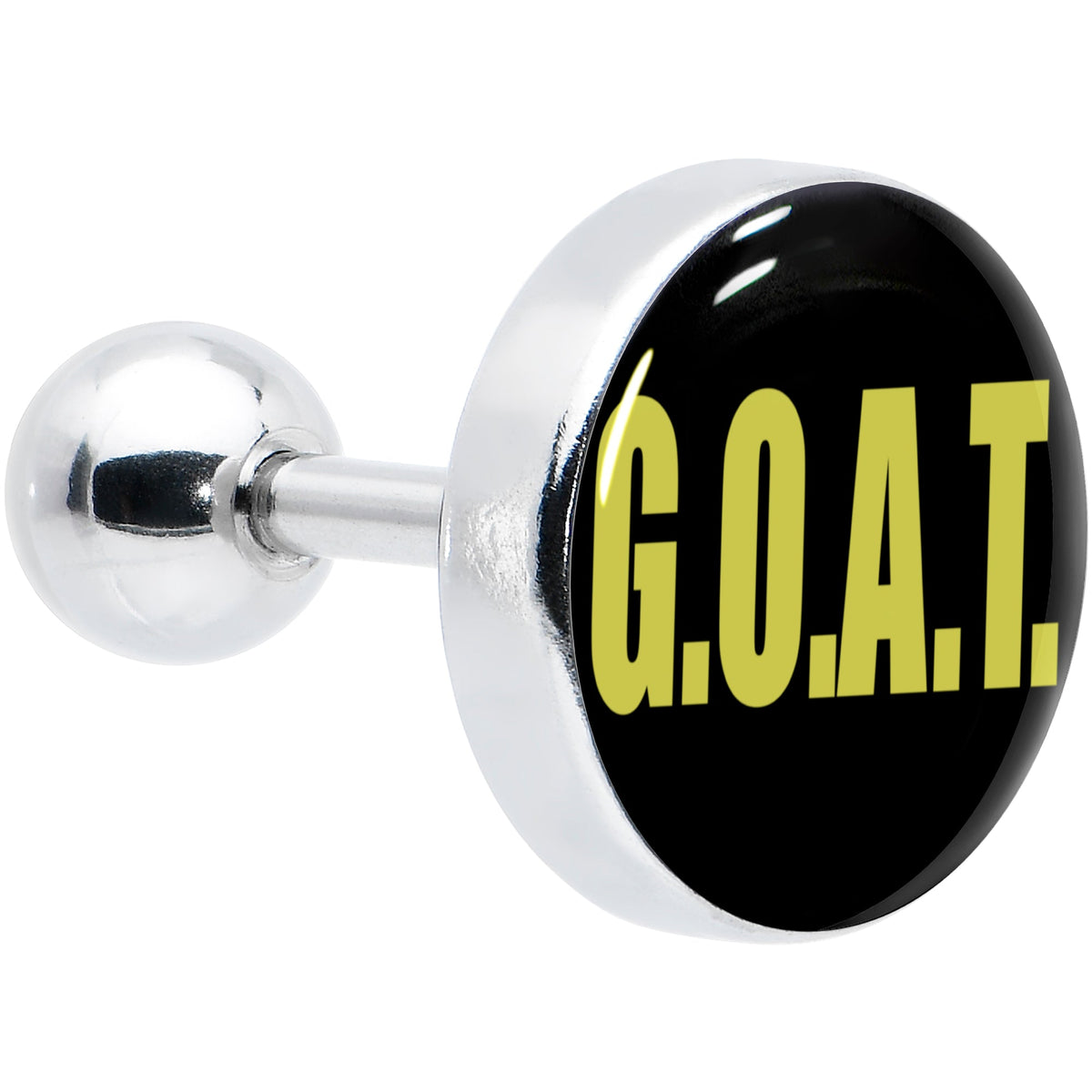 16G 1/4 G.O.A.T. Cartilage Tragus Earring by Onyx O