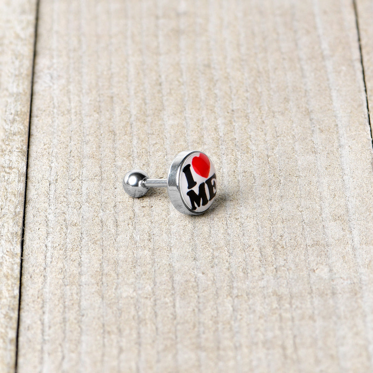 16G 1/4 I Love Me Cartilage Tragus Earring by Onyx O