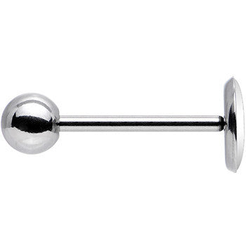 Ganja Leaf Glow in the Dark Logo Stainless Steel Barbell Tongue Ring