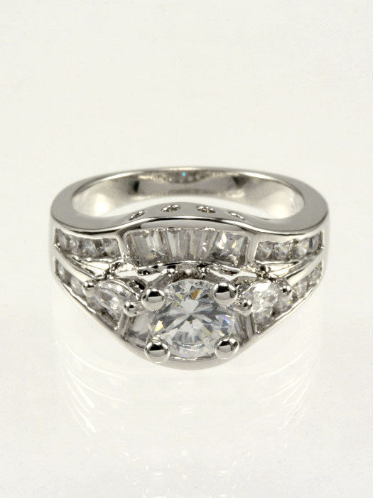 Cubic Zirconia Statement Ring