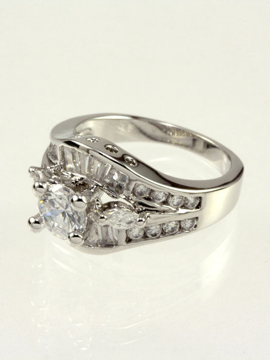 Cubic Zirconia Statement Ring