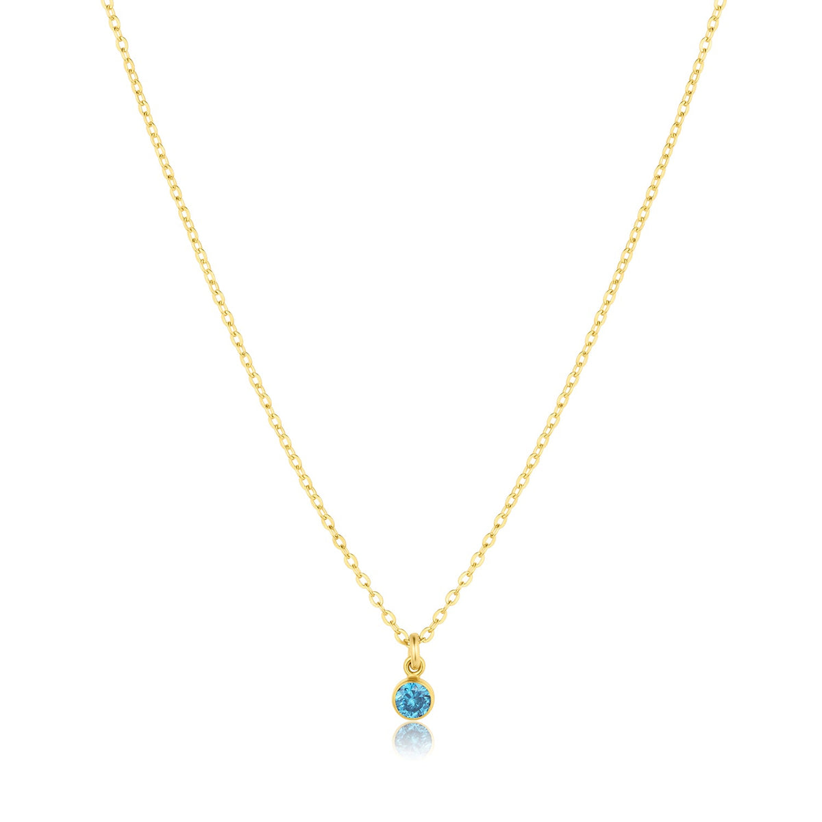 Birthstone Charm Necklace