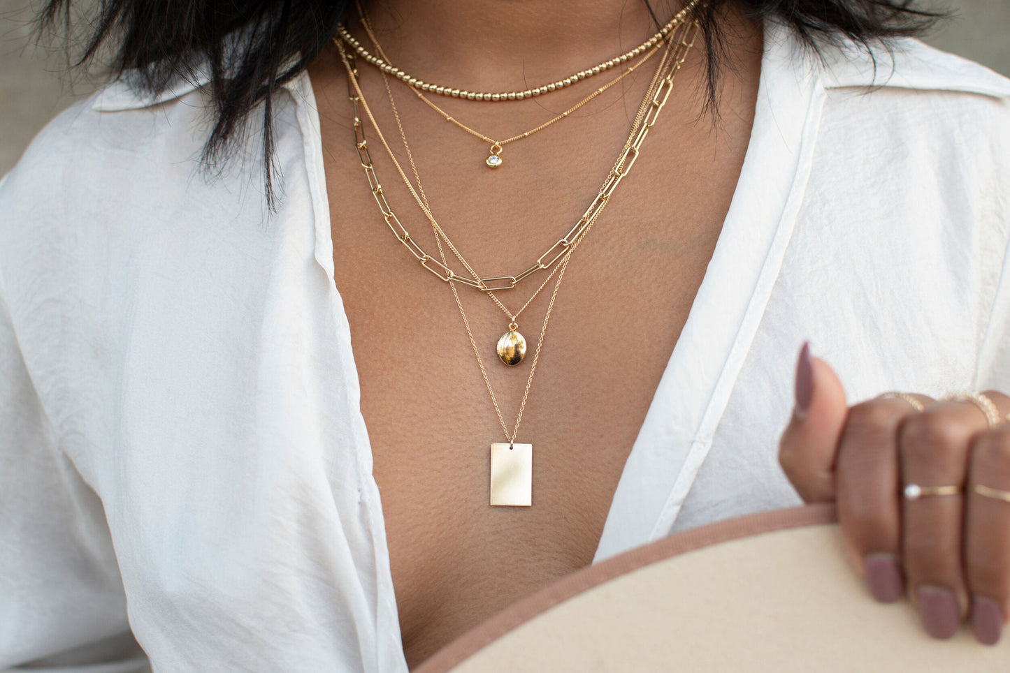Goldie "MAMA" Necklace