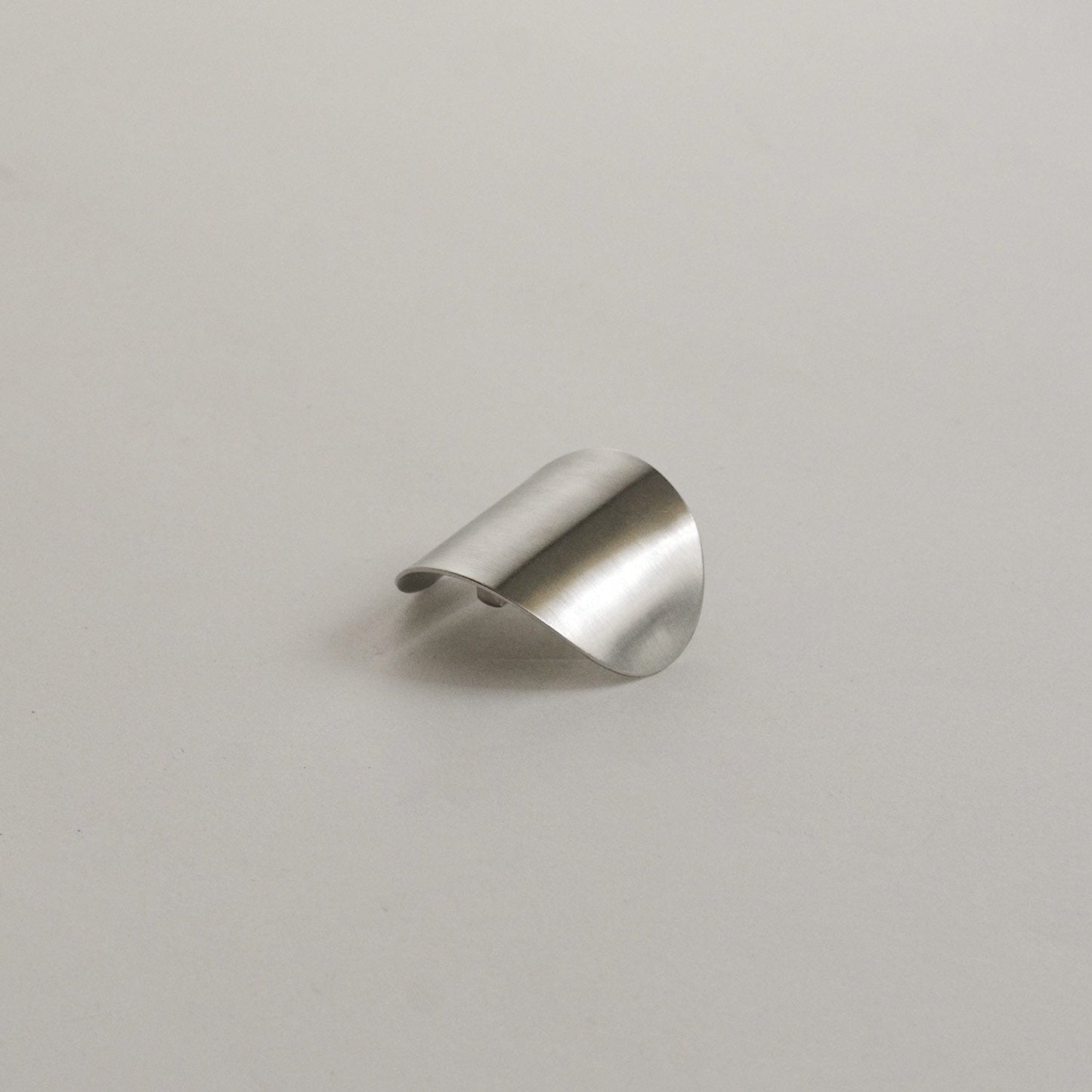 Metal Oval Hair Ponytail Cuff Stick | Silver