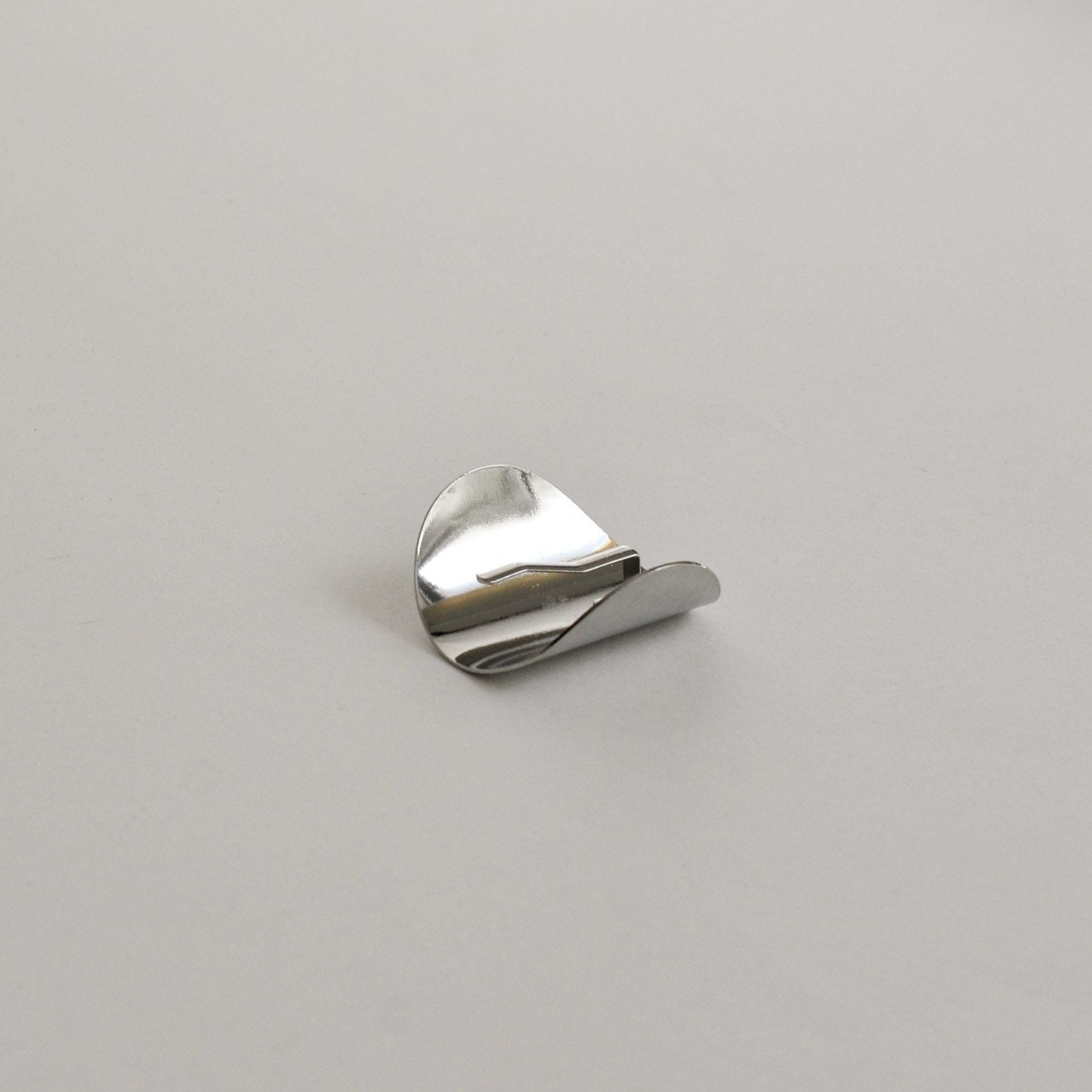Metal Oval Hair Ponytail Cuff Stick | Silver