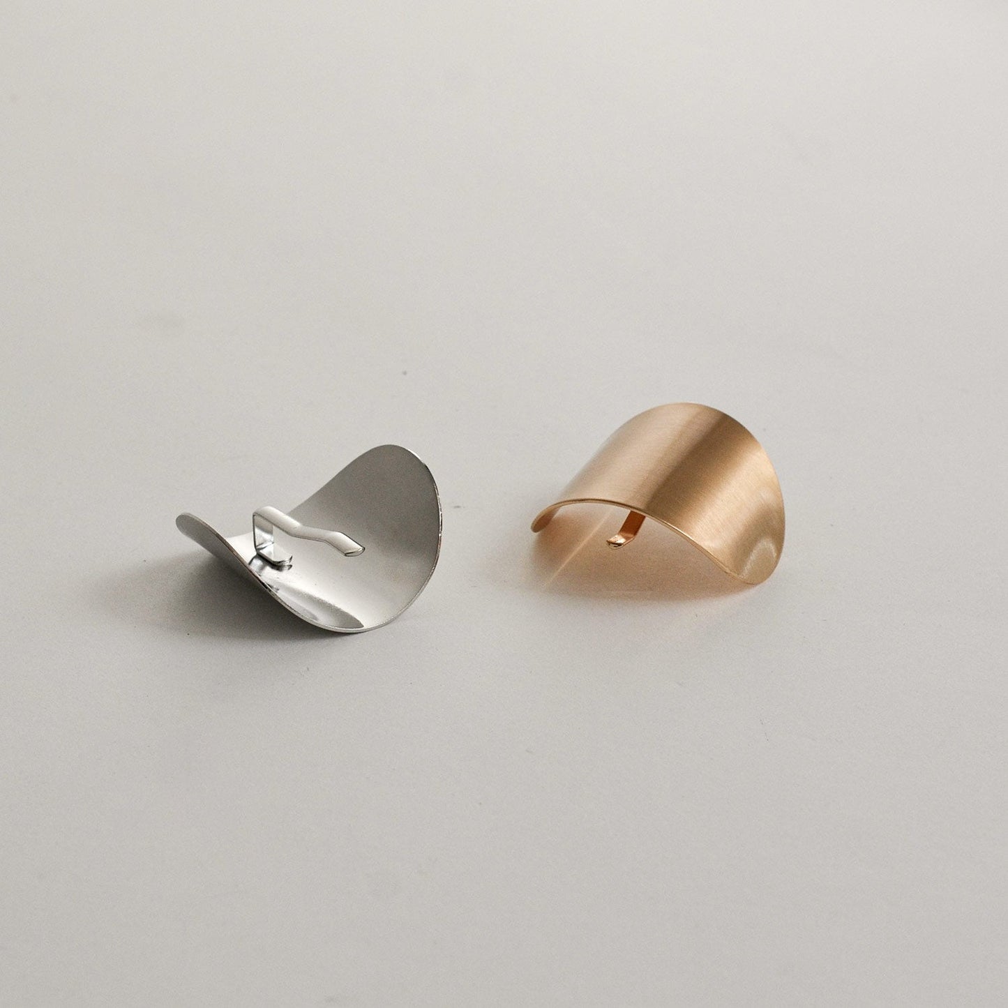 Metal Oval Hair Ponytail Cuff Stick | Gold