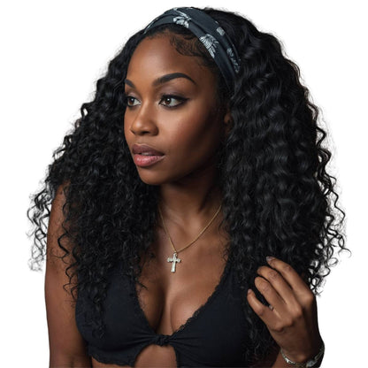 Deep Wave Headband Wig